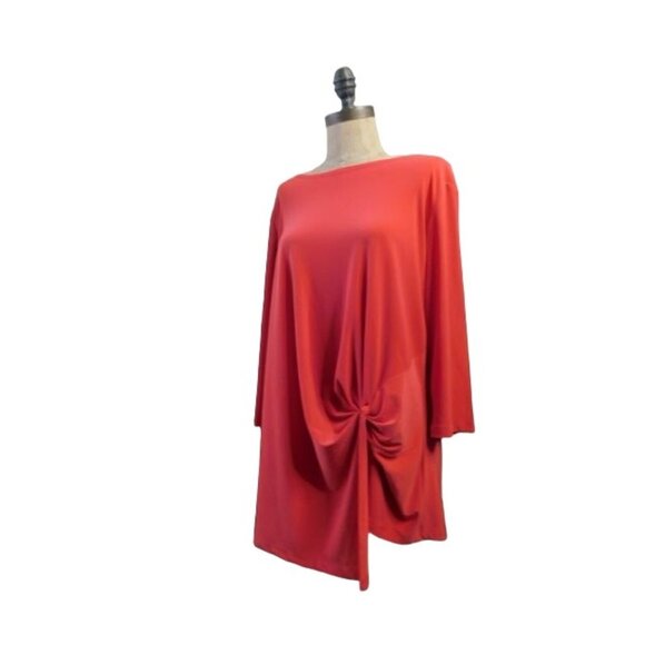 Clara Sun Woo Size M Medium Slinky Stretchy Designer Top Blouse - Picture 2 of 2